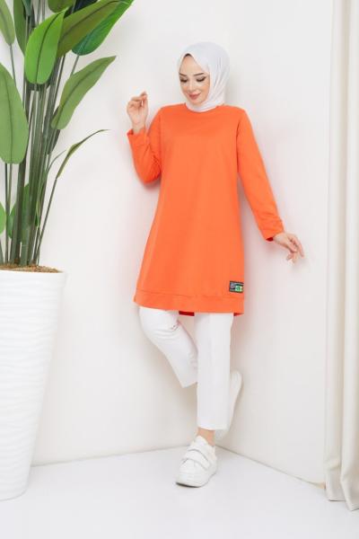 Basic Swet iki iplik Turuncu