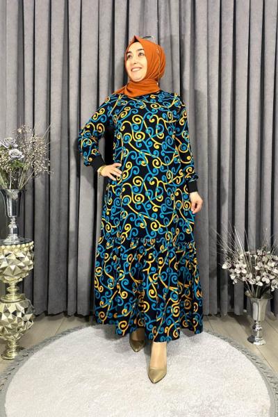 Fulya Elbisem Viskon Siyah