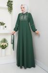 İKRA ELBİSE Mint Yeşili
