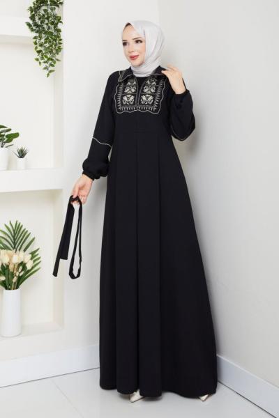 İKRA ELBİSE Siyah
