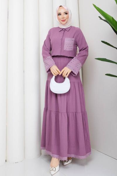 Melis brode etekli takim Lila