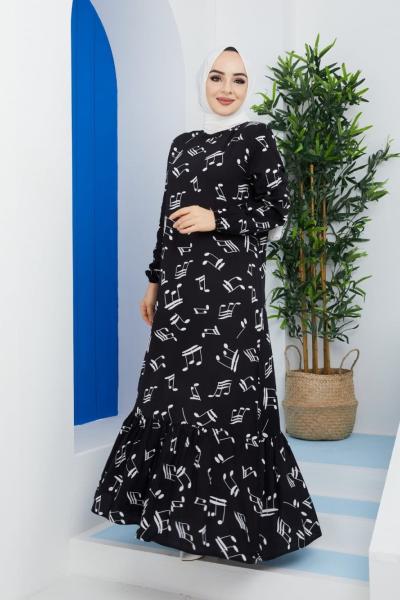 Melodi Elbise  Siyah