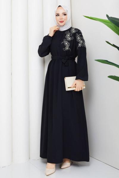 Narin elbise Siyah