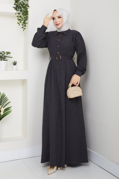 SEZEN ELBİSE Füme