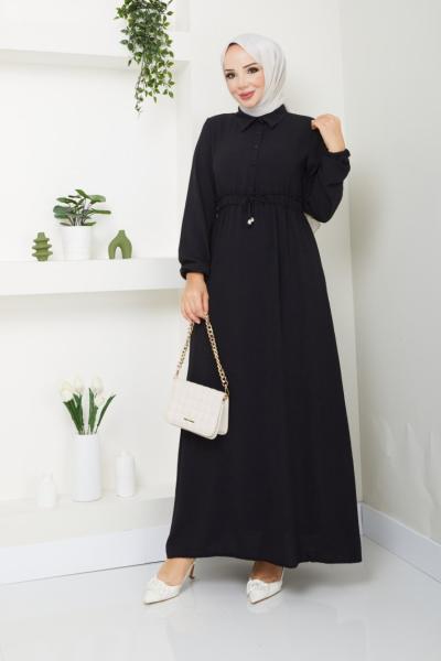 Spor Ayrobin Yüsra Elbise  Siyah
