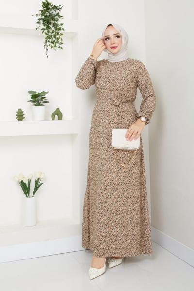 Spor Sevgi Elbise  Bej