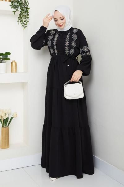 Zerda Elbise Siyah