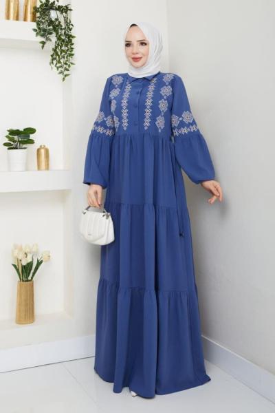 Zerda Elbise Mavi