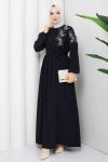Narin elbise Siyah