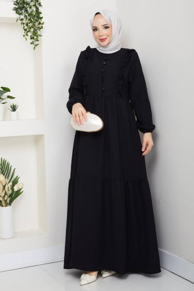 Spor Başak Elbise Siyah