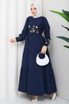 Spor Asmin Elbise Lacivert